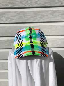 Dizzie Bucket Hats: Neon Plaid Cap