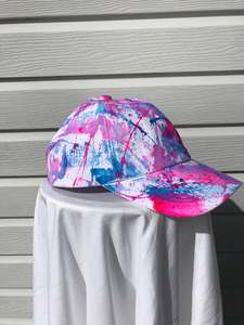 Dizzie Bucket Hats: Pinky Splatter Cap