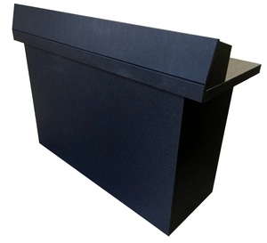 Portable Black Carpet DJ Table