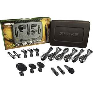 Shure Drum Mic Kit Hire (6 piece)