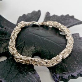 Sterling Silver Italian Byzantine necklace
