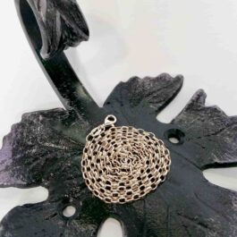 Sterling Silver Half Round Bangle