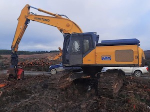 Forestry: Sumitomo SH300-5TL