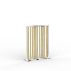 KNIGHT GROUP Studio Divide Freestanding Screen 1200H - White Frame