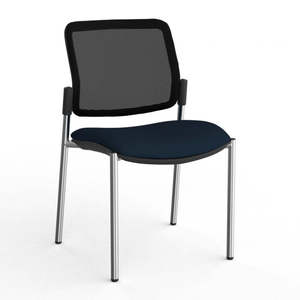 KNIGHT GROUP Vision Chrome - Mesh Visitor Chair