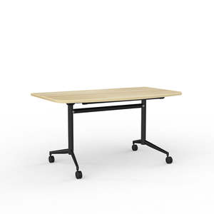 KNIGHT GROUP Team Flip Table 1400L - D SHAPE