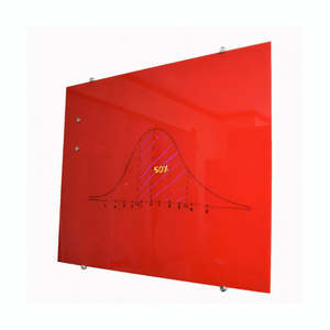 Glass Boards: GLASS Writing Board - Red