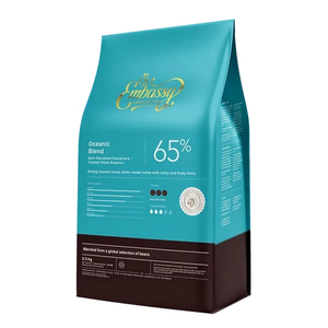 Products: Embassy Oceanic Blend 65% Dark couverture Chocolate (4x2.5kg) Doea Dwipa Chocolate Supplier New Zealand