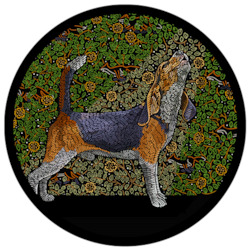 Doggieology Characters: Doggieology Art - Beagle with pattern