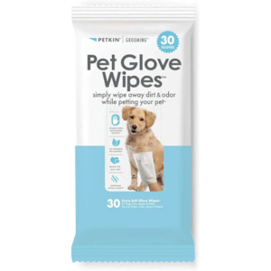 Petkin Pet Glove Wipes 30pk