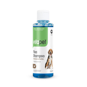 For Flea Tick And Worm: Vitapet Flea Shampoo for Dogs 250mL