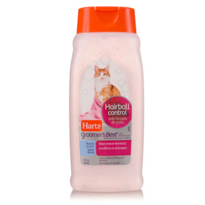 Cat Shampoo And Conditioner: Hartz Hairball Control Cat Shampoo 444mL