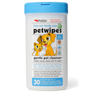 Cat Grooming 1: Petkin Pet Wipes 30pk
