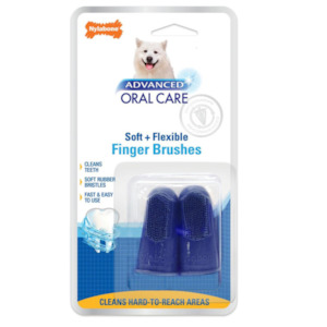 Dog Oral Care: Advanced Oral Care Finger Brush - 2 Pack