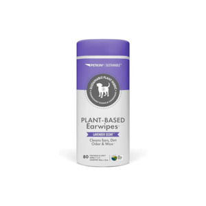 Ear Care: Petkin Plant Based Ear Wipes - Lavender 80pk