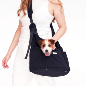 All: [New Colors!] Carry Me Crossbody Carrier | Dog & Cat Carrier: Black
