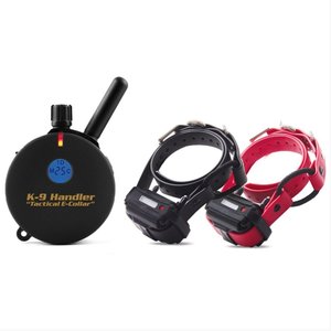 E Collar: K9-402 2 Dog K9 Handler 1.2km with a 840mm Bungee Collar
