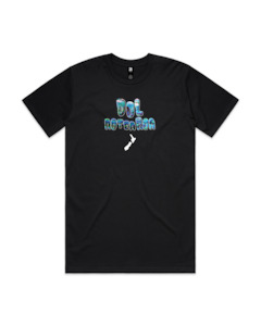 Tees: Pāua Graphic Tee - Black