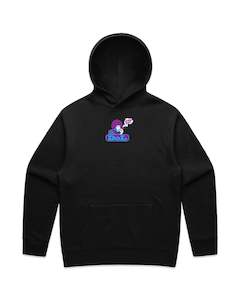 Hoodies: Stone Free Graphic Hood - Black