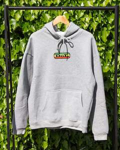 Hoodies: Rasta Graphic Hoodie - Grey