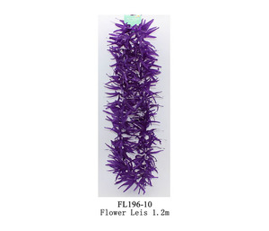 Flower Leaf Leis 1.2m - Purple - Dollar Mart And More