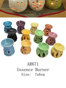 Products: Tealight Candle Burner Stand Ceramic Oil Burner 7x6cm Assorted 1pcs - Dollar Mart And More