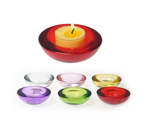 Products: Tealight Candle Glass Holder 7.5x3cm Assorted - Dollar Mart $2 And More