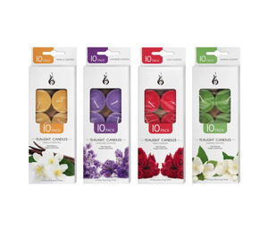 Products: Tealight Candle Scented 10pcs 14g Assorted - Dollar Mart $2 And More