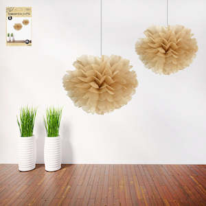 Kraft Natural Deco Puff 30cm