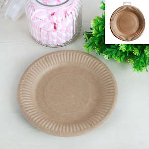 Kraft Paper Plates 18cm