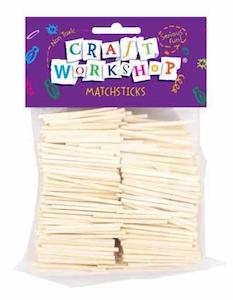 Shmick Natural Kraft Partyware: Craft Matchstick 5cm Natural