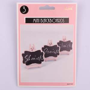 Pink mini blackboards 3pk