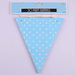 *50pk Blue Style Bunting