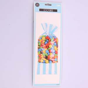 18pk Blue Loot Bag - 8.7x27.8cm