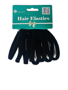 Hair Accessories: 8pc Hair Elastics black