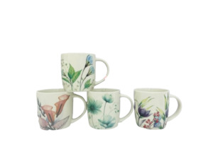 Kitchenware: Ceramic Mug 350ml Floral
