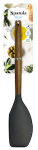 Kitchen Silicone Spatula with Acacia Handle