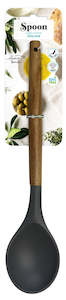 Kitchenware: KITCHEN SILICONE SPOON Acacia Handle