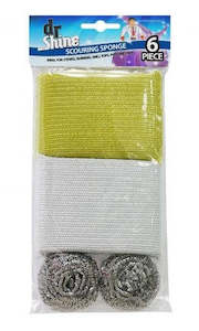 Cleaning: CLEANING SCOURER 6 PIECE PACK
