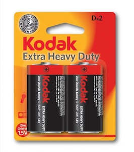 Batteries And Electrical: Kodak Batteries D 2pk