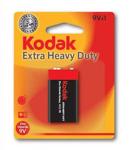 Batteries And Electrical: KODAK BATT H/DUTY 9V 1PK