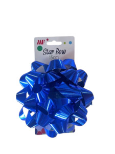 Star Bow Blue 15cm