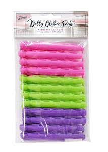 Laundry: DOLLY PEGS PLASTIC 24PK