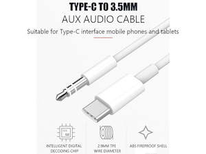 TYPE-C AUX Cable 1m