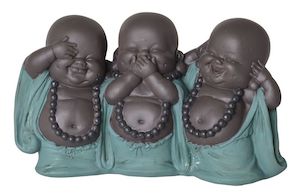 Fantasy: 10cm Happy Buddha Trio