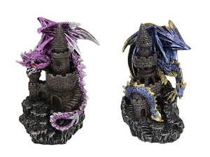 14cm Dragon on Castle