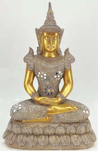 Meditating Buddha Gold