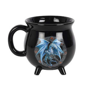 Fantasy: Yule Colour Changing Cauldron Mug by Anne Stokes