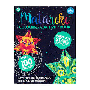 Kiwiana: Matariki Colouring & Activity Bk 27.5cm 32pgs