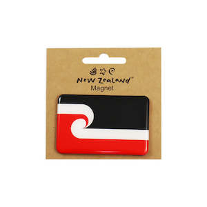 Kiwiana: Magnet NZ Maori Flag 7.5cm